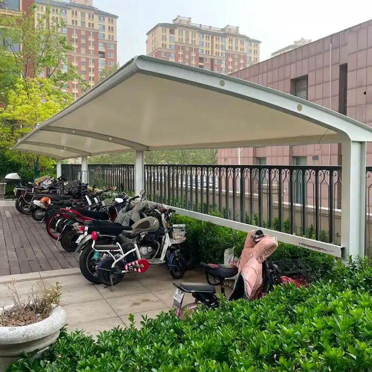 成县膜结构电动车棚